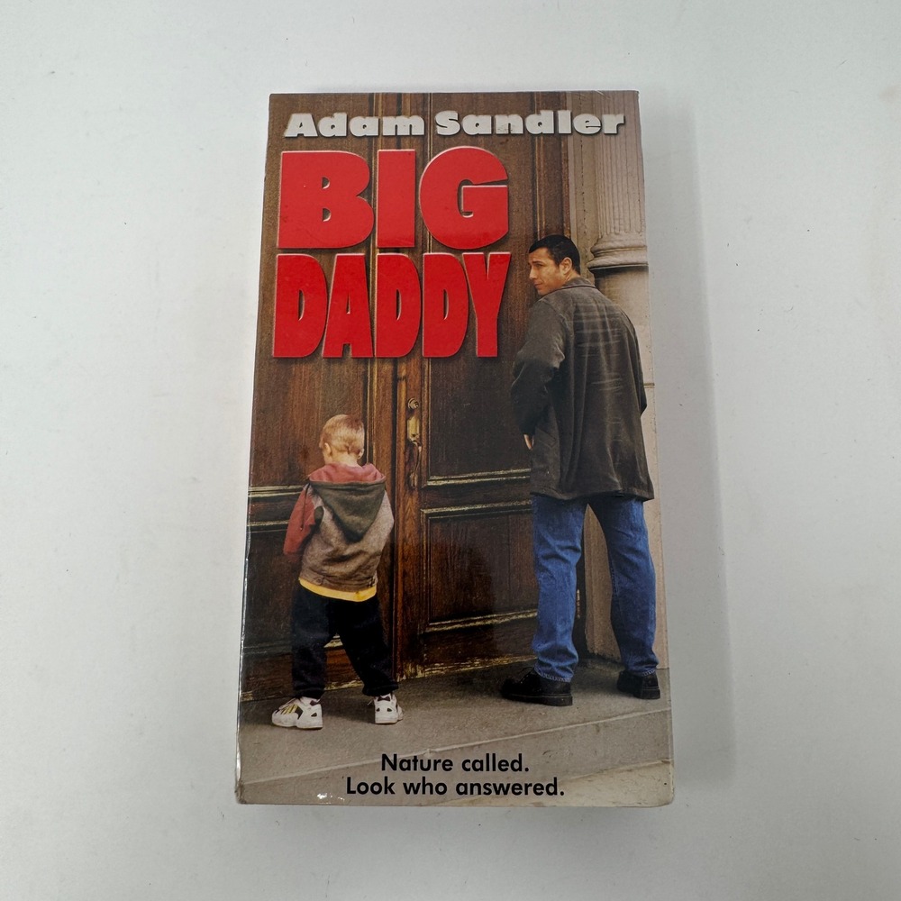 Vintage Big Daddy VHS Adam Sandler Movie NWT Factory Sealed Blockbuster Sticker